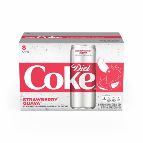 Diet Coke® Strawberry Guava Soda Perspective: front
