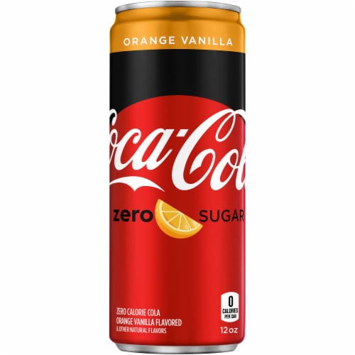 Coca Cola Zero Sugar Orange Vanilla Cola Soda 12 Fl Oz City Market