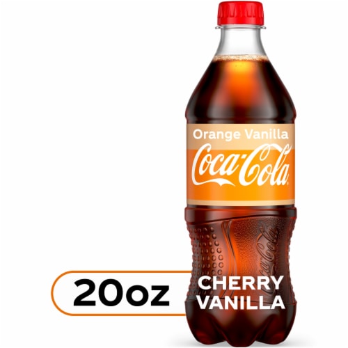 Coca-Cola® Orange Vanilla Soda Bottle Perspective: front