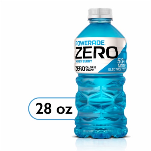 Powerade Zero Sugar Mixed Berry, 28 Oz. Bottles, 15 Pack