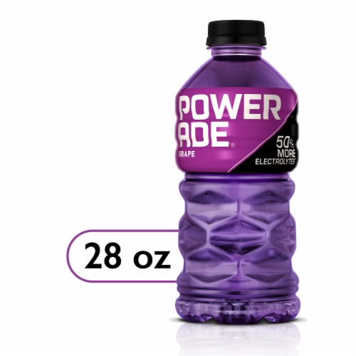 Powerade® Purple Grape Sports Drink Bottle Perspective: front