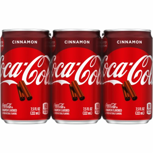 Coca-Cola® Cinnamon Flavored Mini Cans Perspective: front