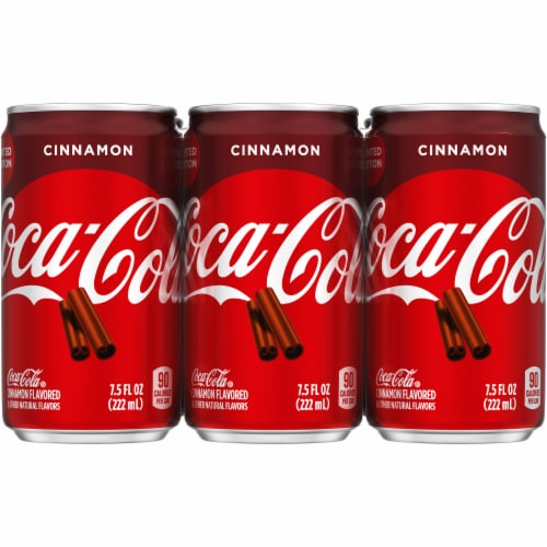 Coca-Cola® Cinnamon Flavored Mini Cans Perspective: front