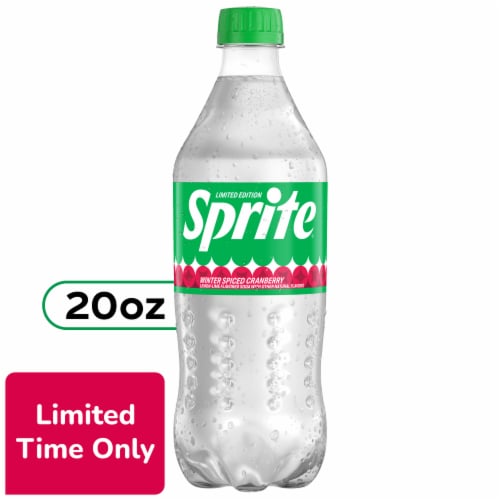 Sprite® Winter Spiced Cranberry Soda Bottle Perspective: front