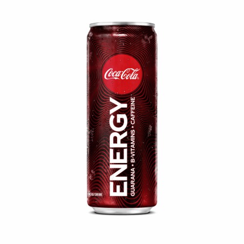 Coca-Cola Energy Drink Perspective: front