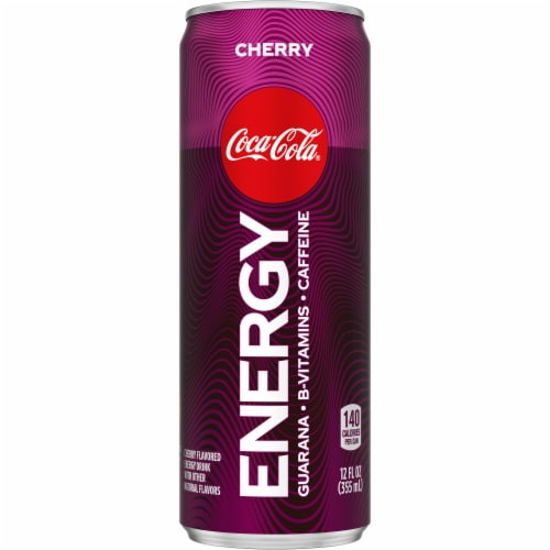 Coca-Cola Cherry Energy Drink Perspective: front