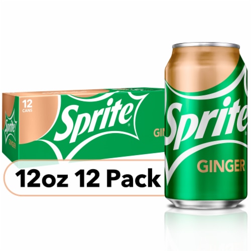 Sprite Ginger Lemon Lime And Ginger Flavored Pop Soft Drink Soda Cans ...