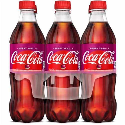 Coca-Cola® Cherry Vanilla Soda Bottles Perspective: front