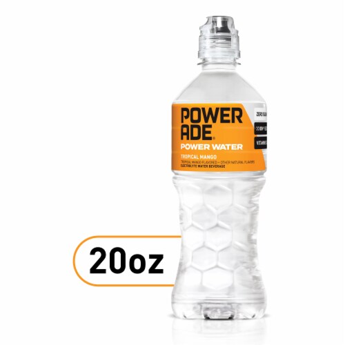 POWERADE Power Water Tropical Mango Perspective: front