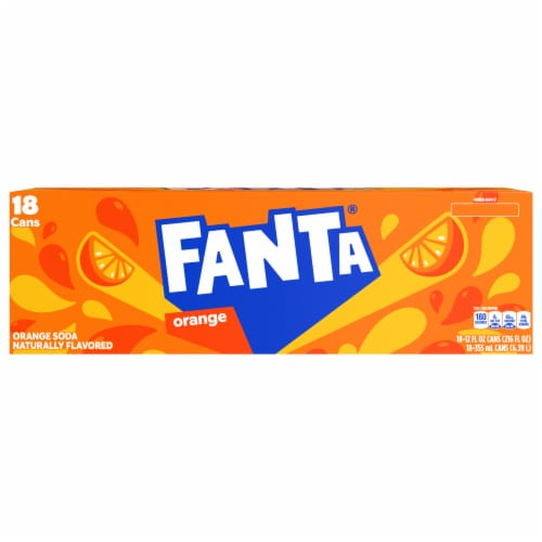 Fanta Orange Soda Perspective: front