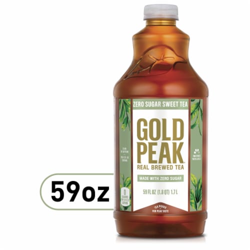 Gold Peak Zero Sugar Sweet Tea Perspective: front