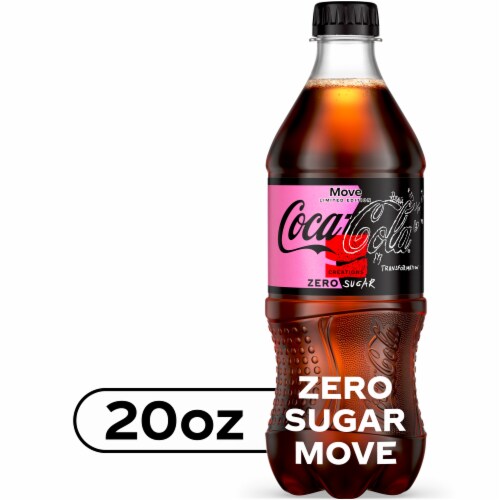 Coca-Cola® Move Zero Sugar Soda Bottle Perspective: front