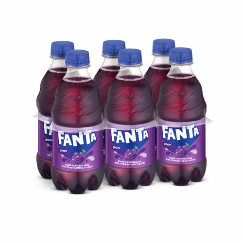 Fanta® Grape Caffeine Free Soda Bottles Perspective: front