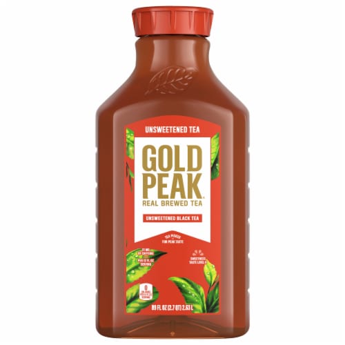 Gold Peak® Unsweetened Black Tea Perspective: front