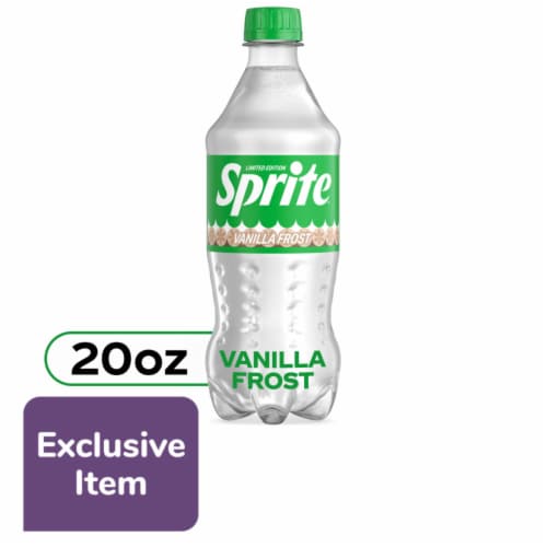 Sprite® Vanilla Frost Caffeine Free Soda Bottle Perspective: front