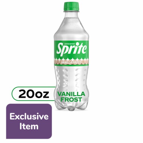 Sprite® Vanilla Frost Caffeine Free Soda Bottle Perspective: front