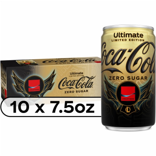  Coca-Cola Coke Zero Sugar Diet Soda Soft Drink, 7.5