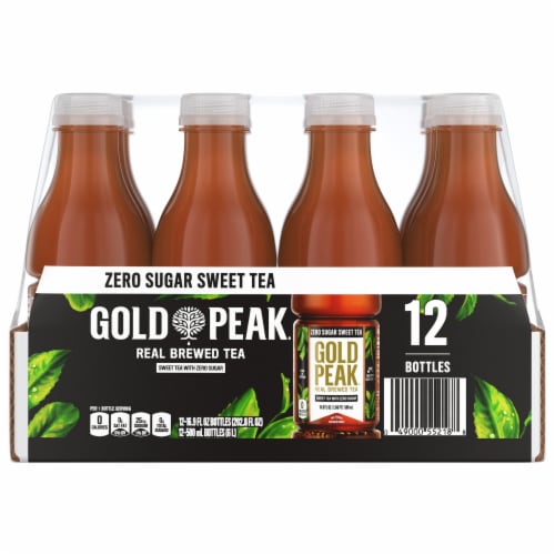 Gold Peak® Real Brewed Tea Case Perspective: front