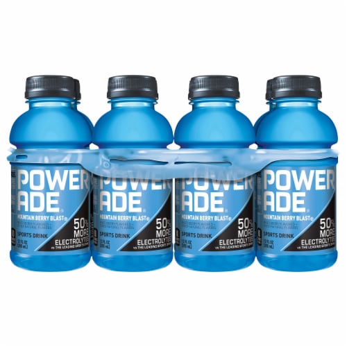 Powerade® Blue Mountain Berry Blast Sport Drink Multipack Bottles Perspective: front