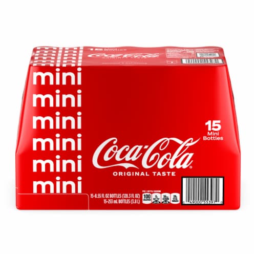 Coca Cola® Soda Bottles 15 pk Perspective: front