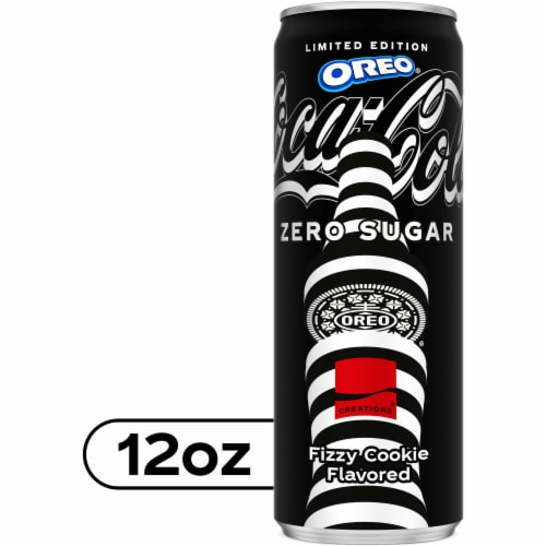 Coca-Cola® Zero Sugar OREO Soda Can Perspective: front