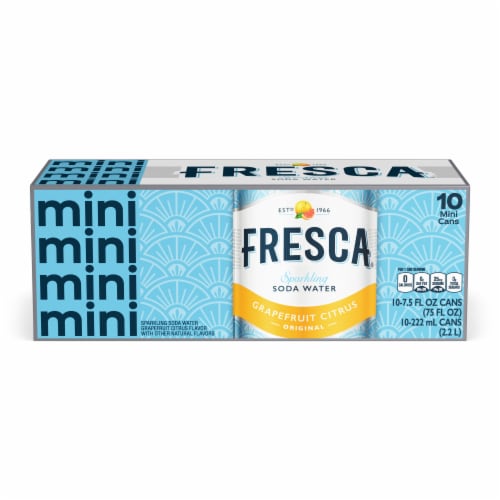 Fresca® Sparkling Soda Water Fridge Pack Cans Perspective: front