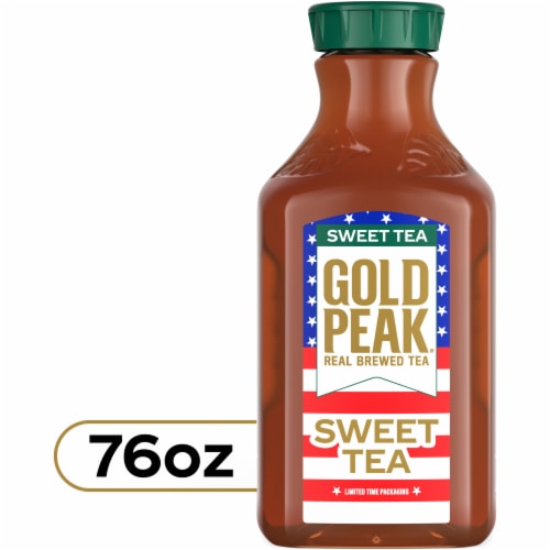 Gold Peak® Sweetened Black Tea Bottle Perspective: front