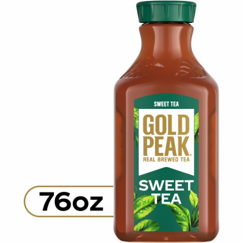 Gold Peak® Sweetened Black Tea Bottle Perspective: front