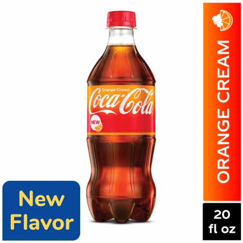 Coca-Cola® Orange Cream Soda Bottle Perspective: front