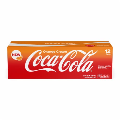 Coca-Cola® Orange Cream Soda Cans Perspective: front