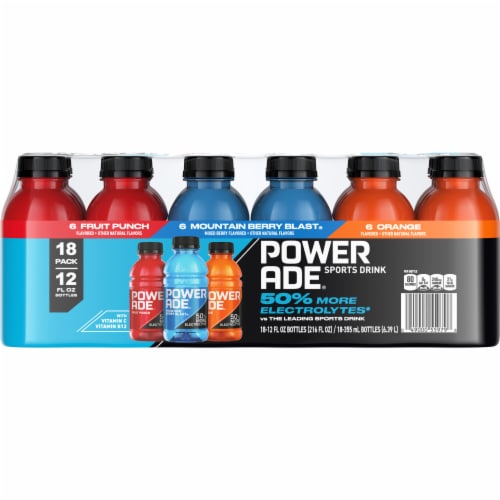 Powerade® Variety Pack Sports Drink Bottles Perspective: front