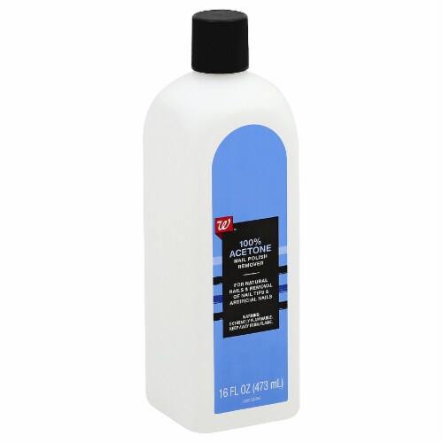 Walgreens Beauty 100% Acetone Nail Polish Remover, 16 fl oz - Metro Market