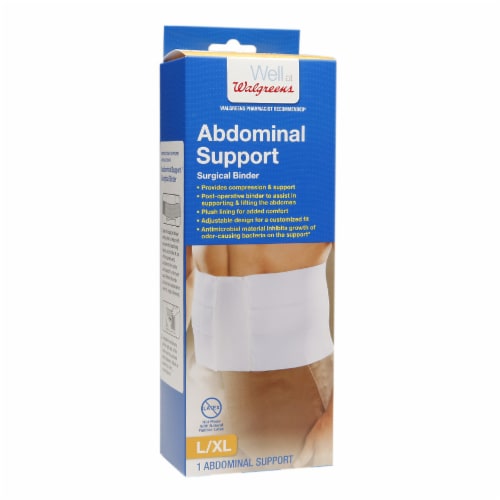 Walgreens Large/Extra Large Abdominal Support Surgical Binder, 1 ct