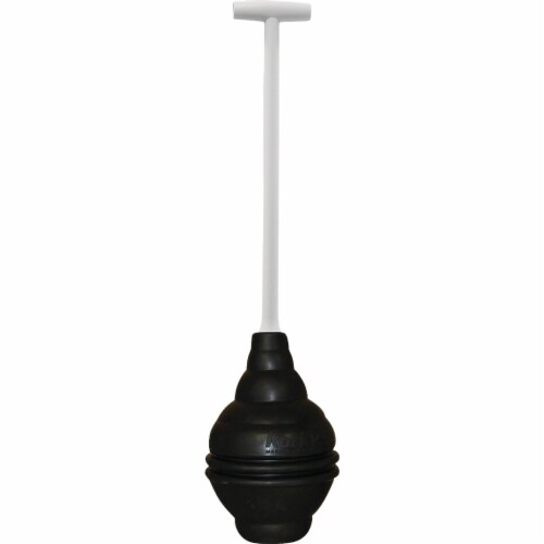 Korky Flexible Bellowed Head 6.5  Toilet Plunger 99-4A Perspective: front