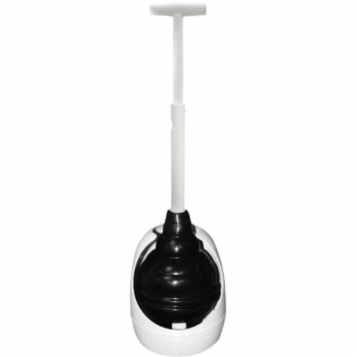 Korky Beehive Max HideAway Telescoping Plunger with Holder 97-4A Perspective: front