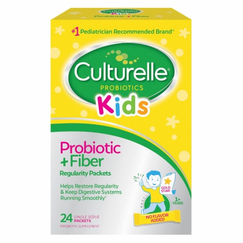 Culturelle® Probiotics Kids Regularity Dietary Supplement Packets Perspective: front