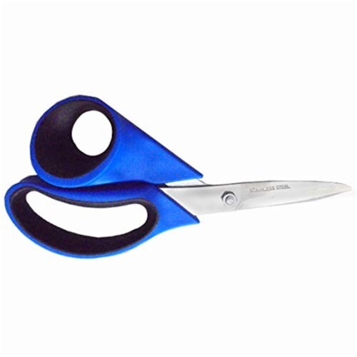 8 Premium All Purpose Scissors Blue, Silver, 1 - King Soopers