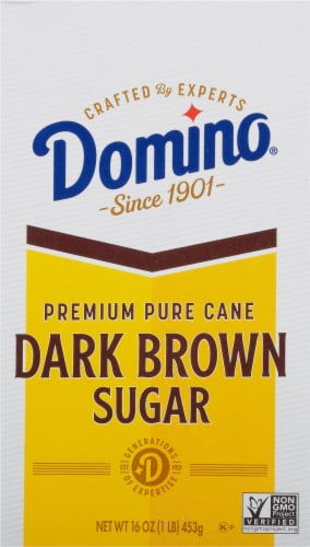 Domino Premium Pure Cane Dark Brown Sugar Perspective: front