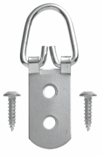 Ook D-Ring Hanger 75 lb 2 pk Ook D-Ring Hanger 75 lb 2 pk