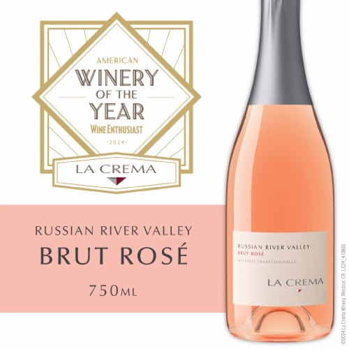 La Crema Brut Rosé California Sparkling Wine Rose Wine