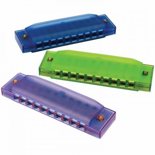 US Toy 4701 Semi Transparent Harmonicas Toys 1 King Soopers