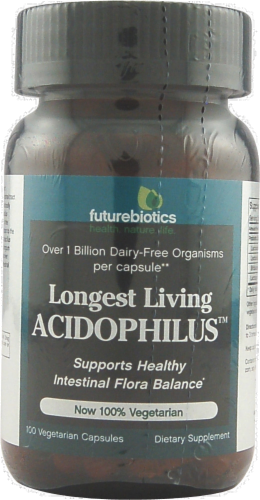 Futurebiotics Longest Living Acidophils Perspective: front