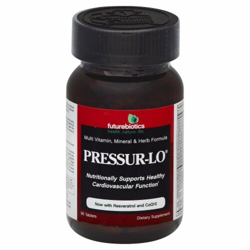 Futurebiotics Pressur-LO Dietary Supplement Perspective: front