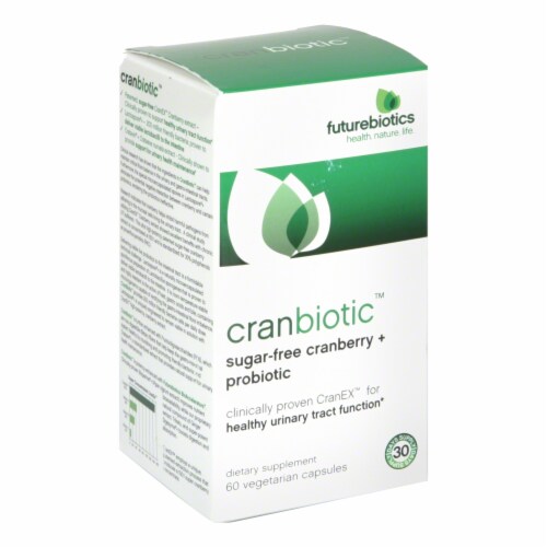 Futurebiotics Cranbiotic Vegetarian Capsules Perspective: front