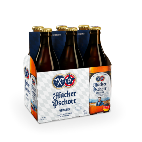 Hacker Pschorr Weisse European Imported Beer Perspective: front