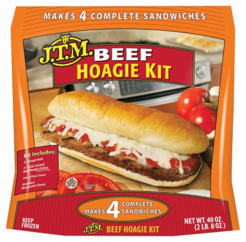 J.T.M. Beef Hoagie Kit Perspective: front