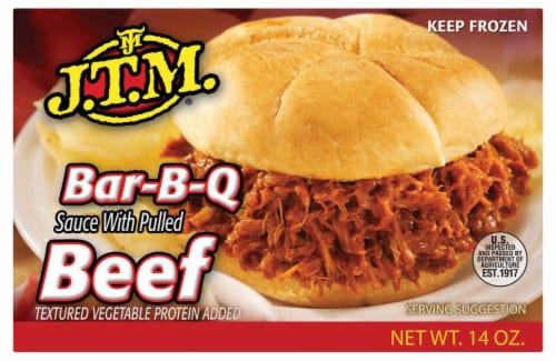 J.T.M Bar-B-Q Beef Perspective: front