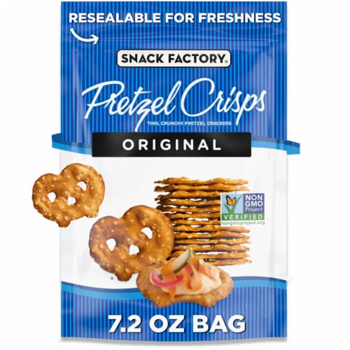 Snack Factory® Original Pretzel Crisps Perspective: front