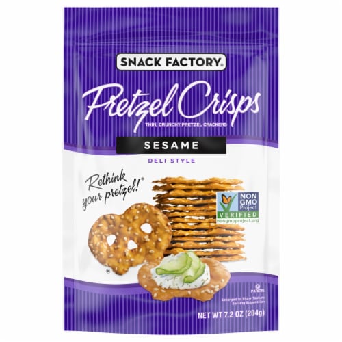 Snack Factory Sesame Pretzel Chips Perspective: front