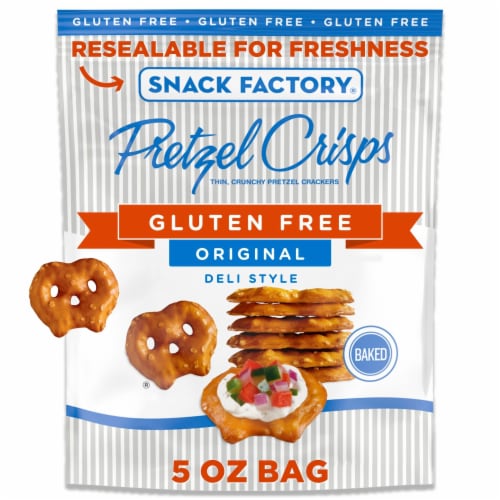 Snack Factory® Gluten Free Original Pretzel Crisps Perspective: front